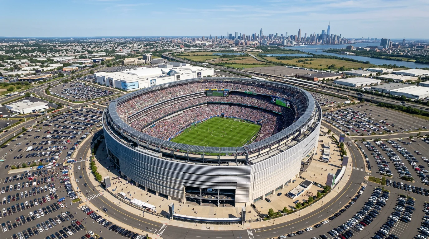 MetLife Stadium in East Rutherford, New Jersey, venue for the World Cup 2026 final